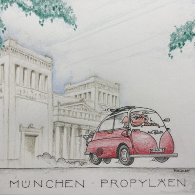 Propyläen München - BMW Isetta