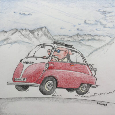 Zugspitze - BMW Isetta