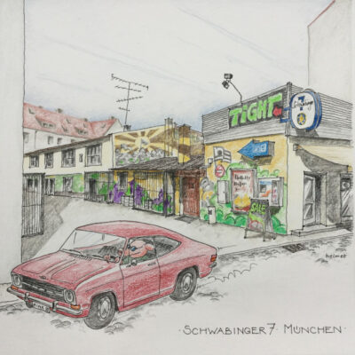Schwabinger 7 München - Opel Kadett B Coupé